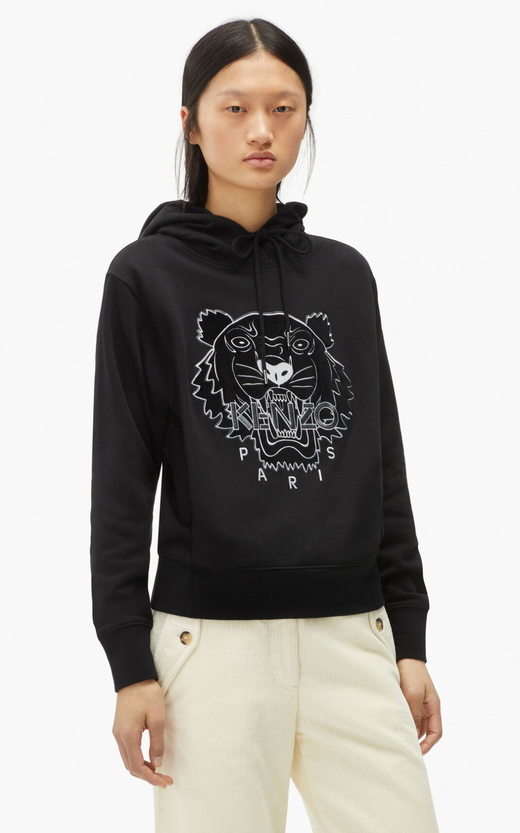 Kenzo The Vinter Capsule Tiger Huvtröja Dam | 39406-FRUO